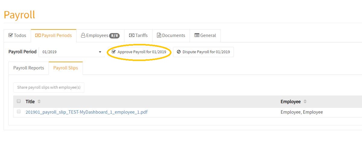 payroll approven